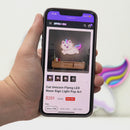 Cat Unicorn Flying LED Neon Sign Light Pop Art