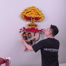 Exploded Skull LED Neon Sign Light Pop Art