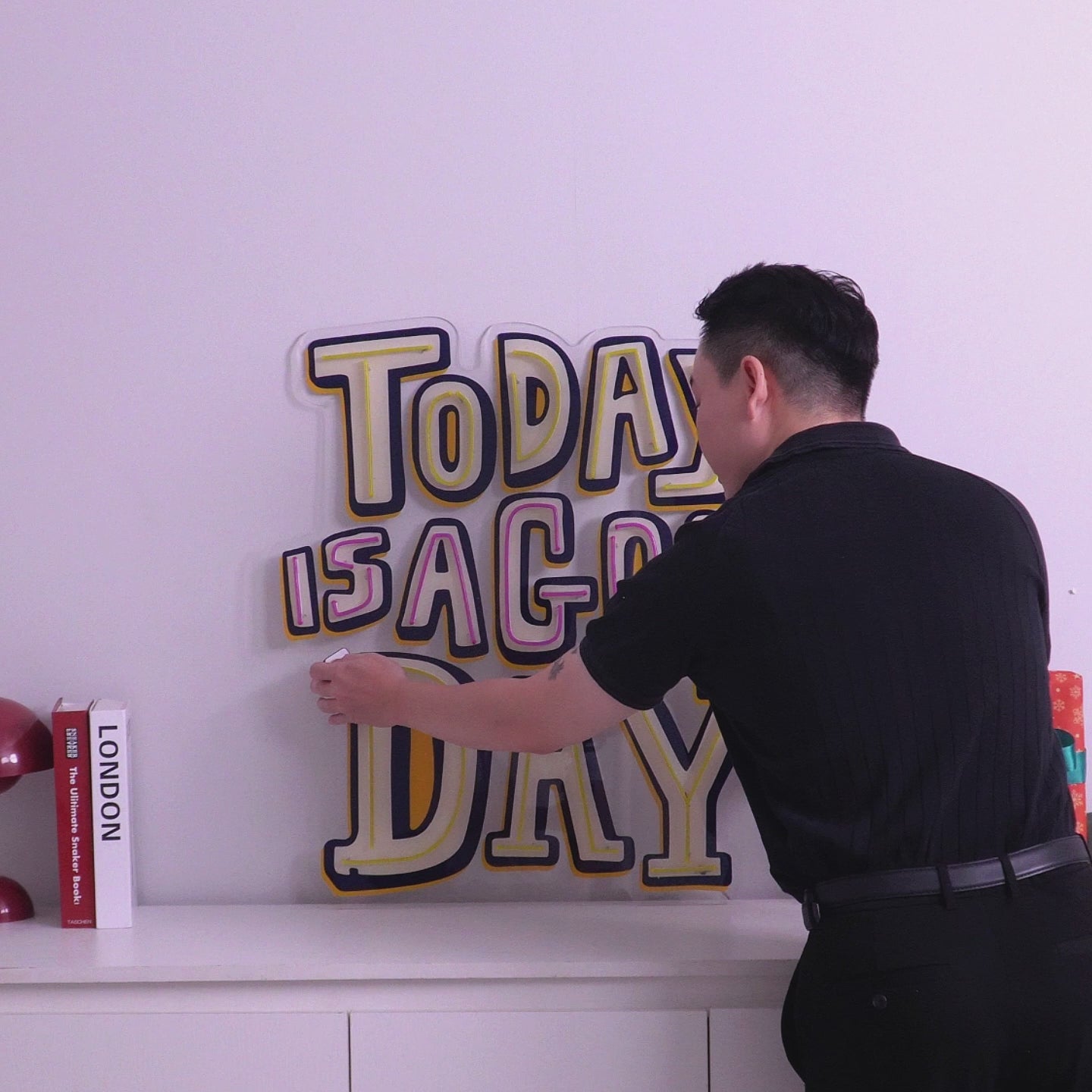 Today Is A Good Day Led Neon Acrylic Artwork