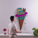 Planets Ice Cream Vintage LED Neon Sign Light Pop Art