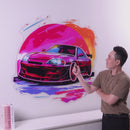 Colorful Car LED Neon Sign Light Pop Art