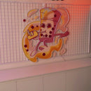 Boba Coffee Surfing LED Neon Sign Light Pop Art