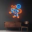 Puppy Space LED Neon Sign Light Pop Art