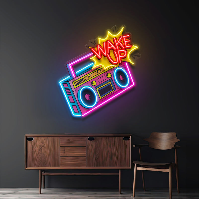 Retro Radio LED Neon Sign Light Pop Art