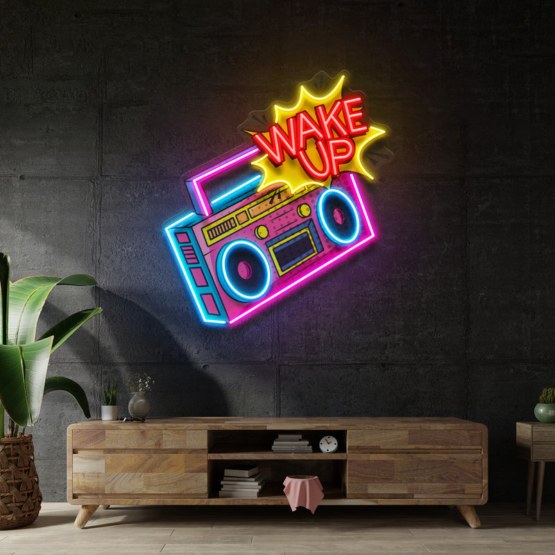 Retro Radio LED Neon Sign Light Pop Art