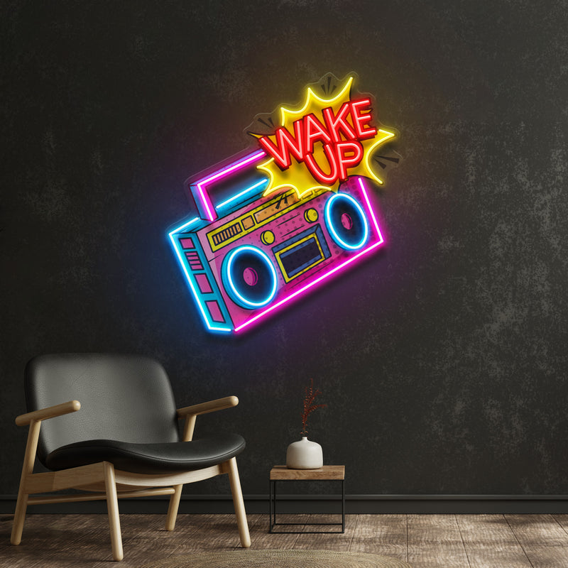 Retro Radio LED Neon Sign Light Pop Art