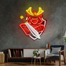 Samurai Mascot LED Neon Sign Light Pop Art
