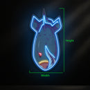 Shark Bomb LED Neon Sign Light Pop Art