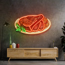 Steak Beef Steak LED Neon Sign Light Pop Art