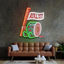 Sushi Roll Seated LED Neon Sign Light Pop Art