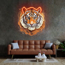 Tiger Headshot LED Neon Sign Light Pop Art