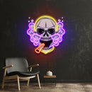 Tobacco Skull Vibe LED Neon Sign Light Pop Art