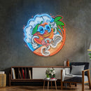 Tropical Sunrise Orange Cartoon LED Neon Sign Light Pop Art