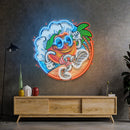 Tropical Sunrise Orange Cartoon LED Neon Sign Light Pop Art