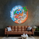 Tropical Sunrise Orange Cartoon LED Neon Sign Light Pop Art