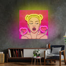 Woman Bring Loves LED Neon Sign Light Pop Art