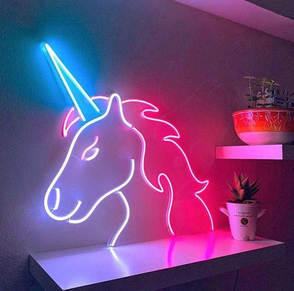 Unicorn neon wall light hotsell