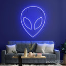 Alien Head Neon Sign - Custom Neon Signs | LED Neon Signs | Zanvis Neon®