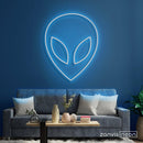 Alien Head Neon Sign - Custom Neon Signs | LED Neon Signs | Zanvis Neon®