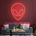 Alien Head Neon Sign - Custom Neon Signs | LED Neon Signs | Zanvis Neon®