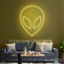 Alien Head Neon Sign - Custom Neon Signs | LED Neon Signs | Zanvis Neon®