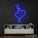 Almost Kiss Neon Sign - Custom Neon Signs | LED Neon Signs | Zanvis Neon®