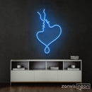 Almost Kiss Neon Sign - Custom Neon Signs | LED Neon Signs | Zanvis Neon®