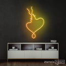 Almost Kiss Neon Sign - Custom Neon Signs | LED Neon Signs | Zanvis Neon®