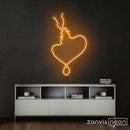 Almost Kiss Neon Sign - Custom Neon Signs | LED Neon Signs | Zanvis Neon®