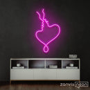 Almost Kiss Neon Sign - Custom Neon Signs | LED Neon Signs | Zanvis Neon®