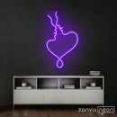 Almost Kiss Neon Sign - Custom Neon Signs | LED Neon Signs | Zanvis Neon®