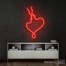 Almost Kiss Neon Sign - Custom Neon Signs | LED Neon Signs | Zanvis Neon®