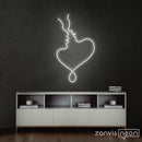 Almost Kiss Neon Sign - Custom Neon Signs | LED Neon Signs | Zanvis Neon®