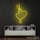 Almost Kiss Neon Sign - Custom Neon Signs | LED Neon Signs | Zanvis Neon®