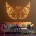 Angel Wings Neon Sign - Custom Neon Signs | LED Neon Signs | Zanvis Neon®