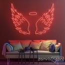 Angel Wings Neon Sign - Custom Neon Signs | LED Neon Signs | Zanvis Neon®