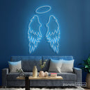 Angel Wings Neon Sign - Custom Neon Signs | LED Neon Signs | Zanvis Neon®