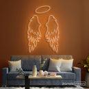 Angel Wings Neon Sign - Custom Neon Signs | LED Neon Signs | Zanvis Neon®