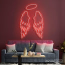 Angel Wings Neon Sign - Custom Neon Signs | LED Neon Signs | Zanvis Neon®