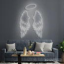 Angel Wings Neon Sign - Custom Neon Signs | LED Neon Signs | Zanvis Neon®