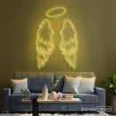 Angel Wings Neon Sign - Custom Neon Signs | LED Neon Signs | Zanvis Neon®