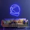 Astronaut Helmet Neon Sign - Custom Neon Signs | LED Neon Signs | Zanvis Neon®