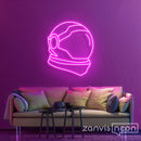 Astronaut Helmet Neon Sign - Custom Neon Signs | LED Neon Signs | Zanvis Neon®