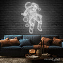 Astronaut in Space Neon Sign - Custom Neon Signs | LED Neon Signs | Zanvis Neon®