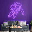 Astronaut Neon Sign - Custom Neon Signs | LED Neon Signs | Zanvis Neon®