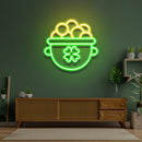 Bag of Gold Neon Sign - Saint Patrick Day - Custom Neon Signs | LED Neon Signs | Zanvis Neon®