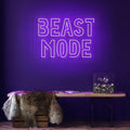 Beast Mode Neon Sign - Custom Neon Signs | LED Neon Signs | Zanvis Neon®