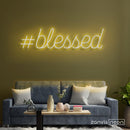 Blessed Neon Sign - Custom Neon Signs | LED Neon Signs | Zanvis Neon®