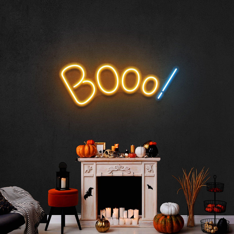 Boo Halloween Led Neon Sign - Halloween Light Decor