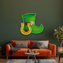 Boot and Horsehoe Neon Sign - Saint Patrick Day - Custom Neon Signs | LED Neon Signs | Zanvis Neon®